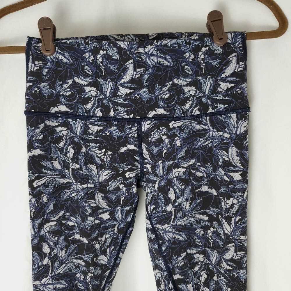 Lululemon Wunder Under Hi-Rise Floral Tight Leggings Size 6